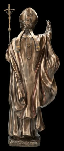 Heiligenfigur - Papst Johannes Paul II Bronziert -FIGUREN Verkäufe 2D FS26868 Heiligenfigur Papst Johannes PaulII bronziert 3 1280x1280