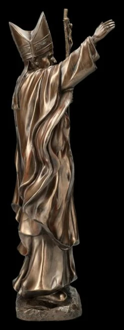 Heiligenfigur - Papst Johannes Paul II Bronziert -FIGUREN Verkäufe 2D FS26868 Heiligenfigur Papst Johannes PaulII bronziert 4 1280x1280