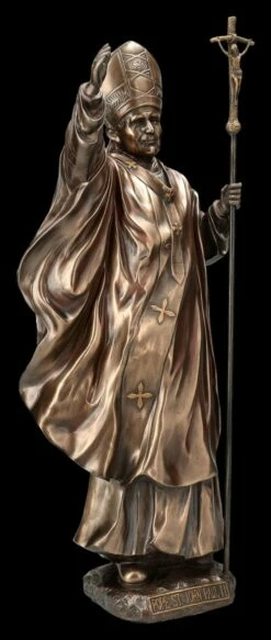 Heiligenfigur - Papst Johannes Paul II Bronziert -FIGUREN Verkäufe 2D FS26868 Heiligenfigur Papst Johannes PaulII bronziert 5 1280x1280