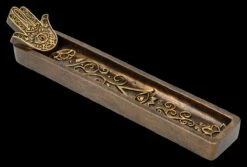 Räucherstäbchenhalter - Hamsa Hand Bronzefarben -FIGUREN Verkäufe 2D FS26929 Raucherstabchenhalter Hamsa Hand 5 1280x1280