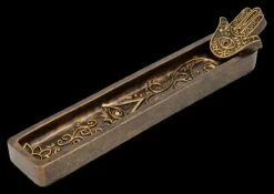 Räucherstäbchenhalter - Hamsa Hand Bronzefarben -FIGUREN Verkäufe 2D FS26929 Raucherstabchenhalter Hamsa Hand 6 1280x1280