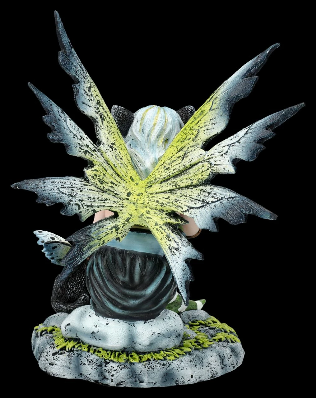 Elfen Figur Mit Schwarzer Elfen-Katze 7 Elfen Figur Mit Schwarzer Elfen-Katze – Bild 5