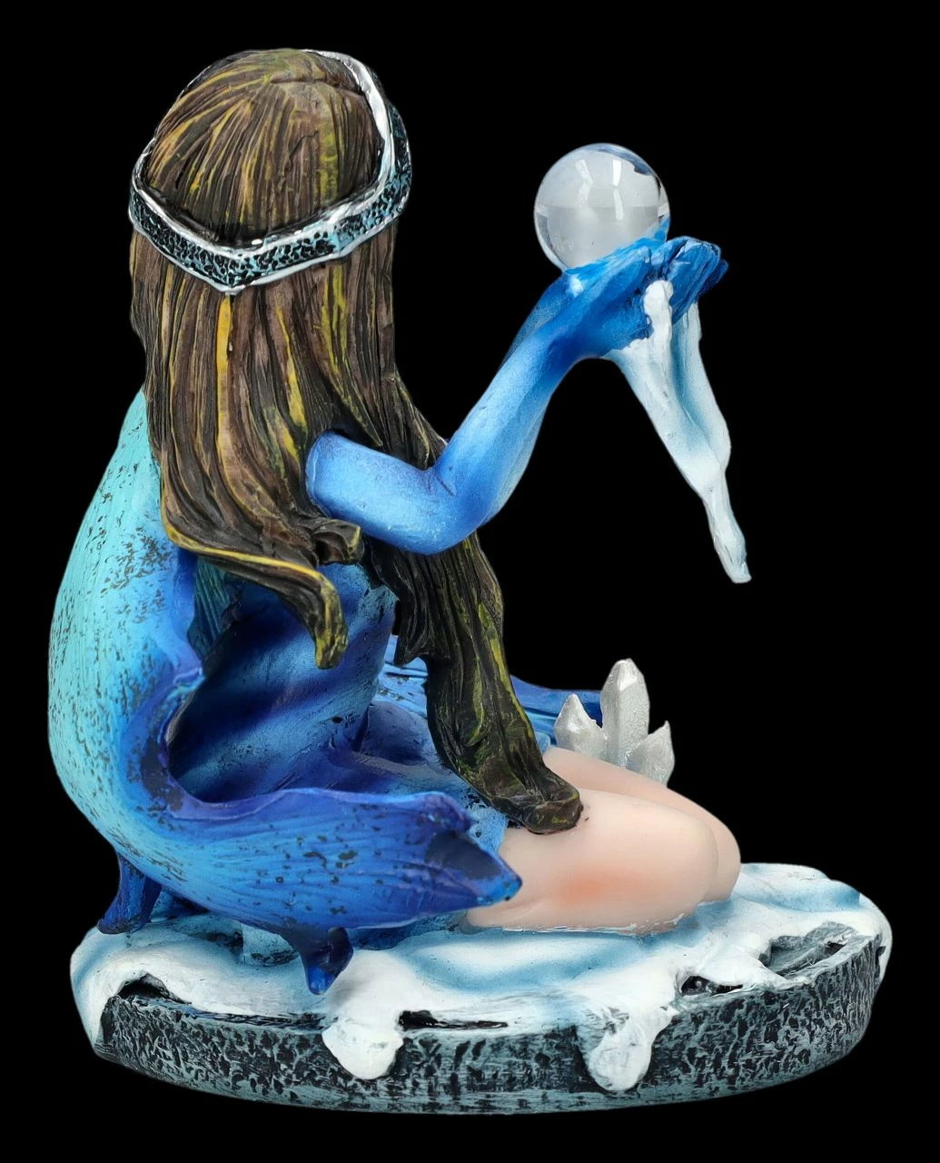 Elfen Figur Klein Blau - Winara Winter Fee 8 Elfen Figur Klein Blau - Winara Winter Fee – Bild 6