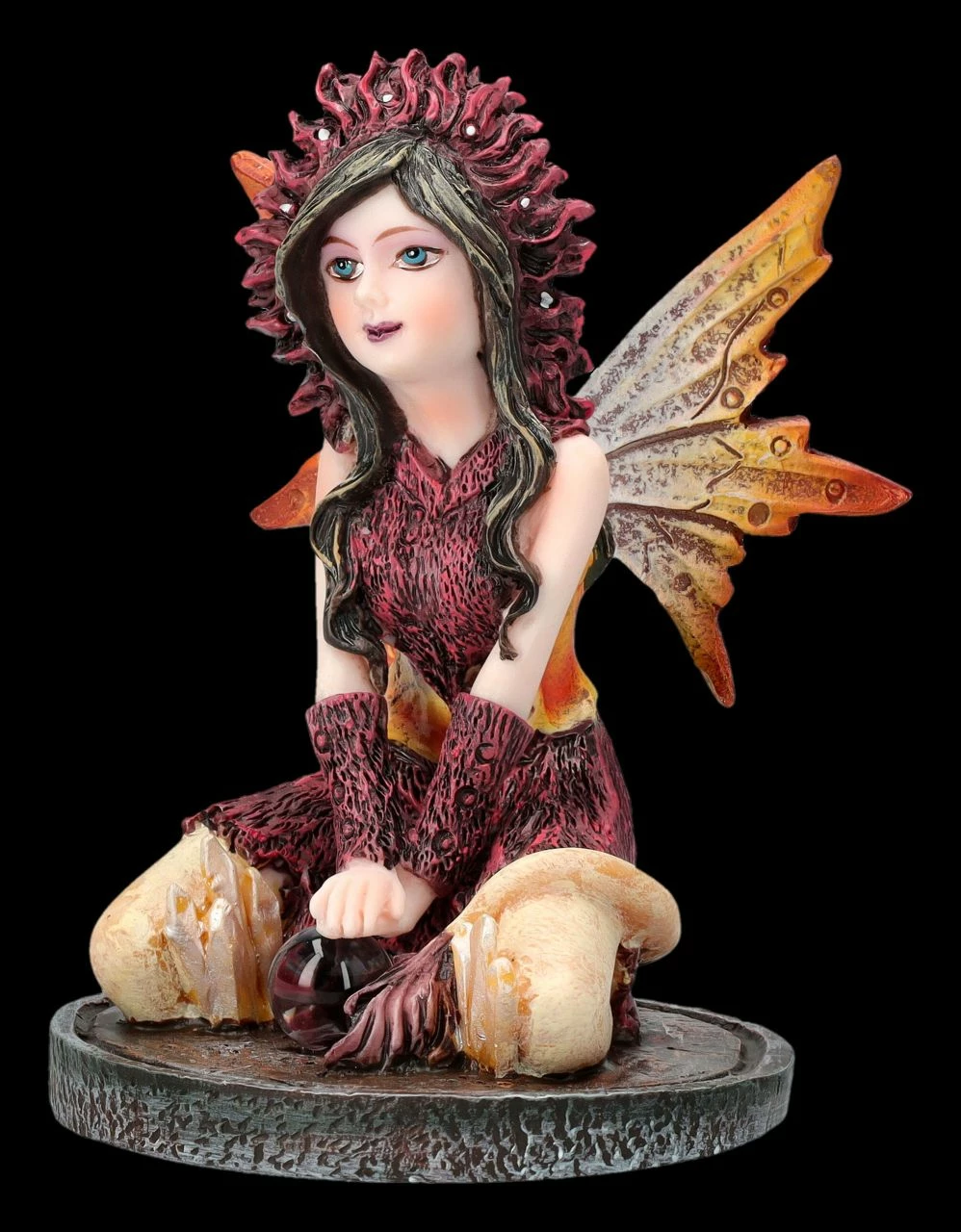 Elfen Figur Klein Rot - Corana 4 Elfen Figur Klein Rot - Corana – Bild 2