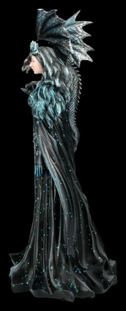 Magierin Figur Schwarz - Dark Queen Mit Drache 12 Magierin Figur Schwarz - Dark Queen Mit Drache -FIGUREN Verkäufe 2D FS26959 Elfen Figur schwarz Dark Queen mit Drache 2 1280x1280