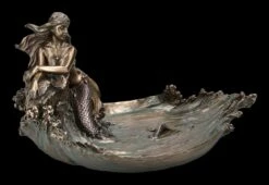 Schale - Meerjungfrau Lehnt An Fels -FIGUREN Verkäufe 2D FS26982 Schale Meerjungfrau lehnt an Fels 5 1280x1280