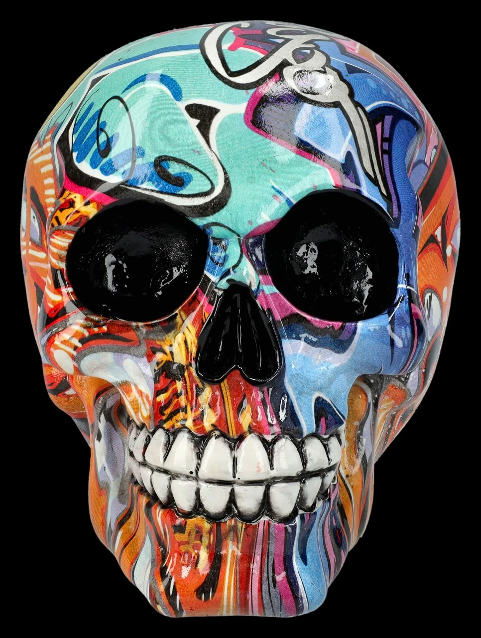 Totenkopf Figur - Graffiti 4 Totenkopf Figur - Graffiti – Bild 2