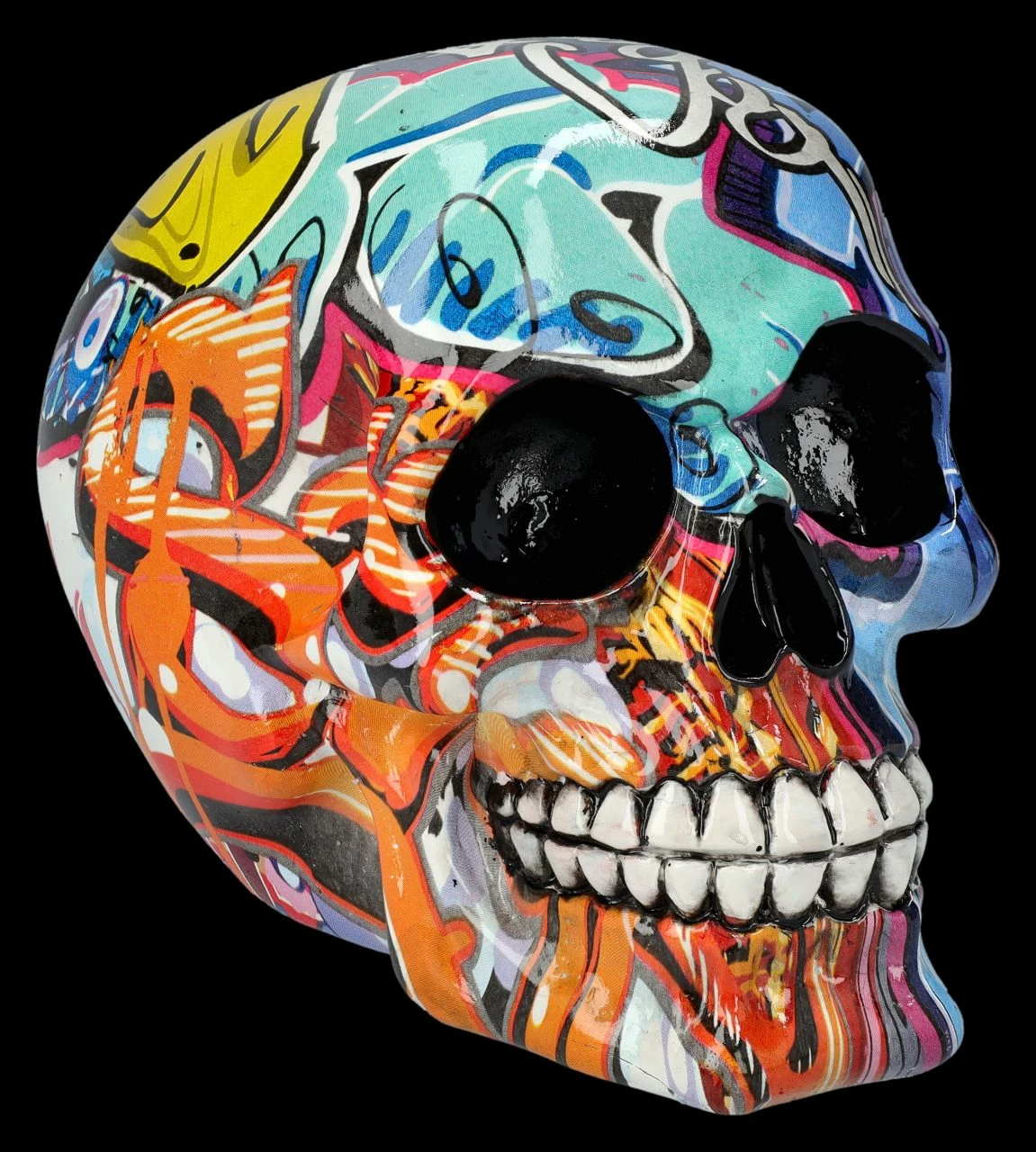 Totenkopf Figur - Graffiti 3 Totenkopf Figur - Graffiti