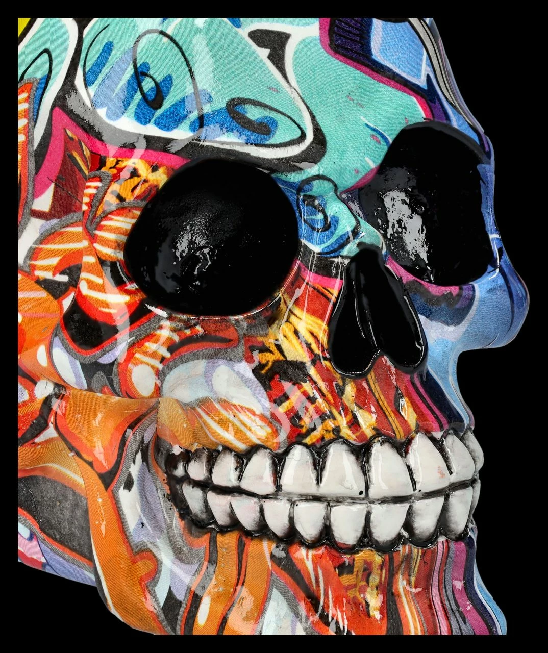 Totenkopf Figur - Graffiti 9 Totenkopf Figur - Graffiti – Bild 7