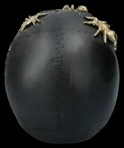 Totenkopf Figur Schwarz-gold Mit Spinnen 15 Totenkopf Figur Schwarz-gold Mit Spinnen -FIGUREN Verkäufe 2D FS26989 Totenkopf Figur schwarz gold mit Spinnen 3 1280x1280