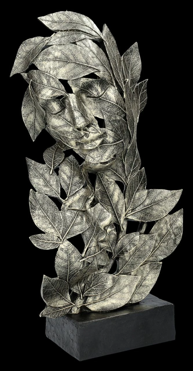 Skulptur Aus Blättern - Natürliche Emotion - Umarmung 4 Skulptur Aus Blättern - Natürliche Emotion - Umarmung – Bild 2