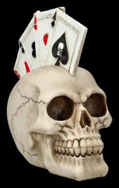 Totenkopf Figur - Pokerkarten - Four Of A Kind
