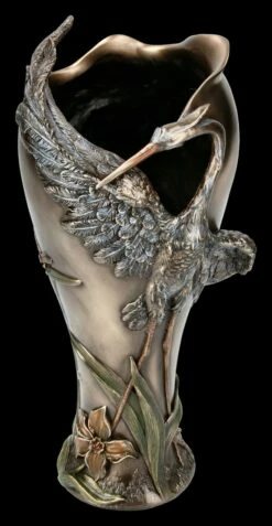 Jugendstil Vase Mit Reiher -FIGUREN Verkäufe 2D KS6372 Jugendstil Vase mit Reiher 3 1280x1280