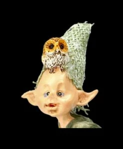 Pixie Kobold Figur - Eule Auf Dem Kopf -FIGUREN Verkäufe 2D KS6784 Ersatzbilder Pixie 814 8751 7 1280x1280