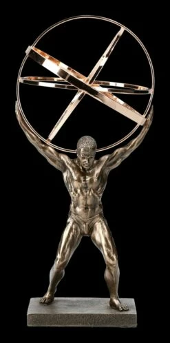 Griechische Götter Figur - Atlas Mit Globus