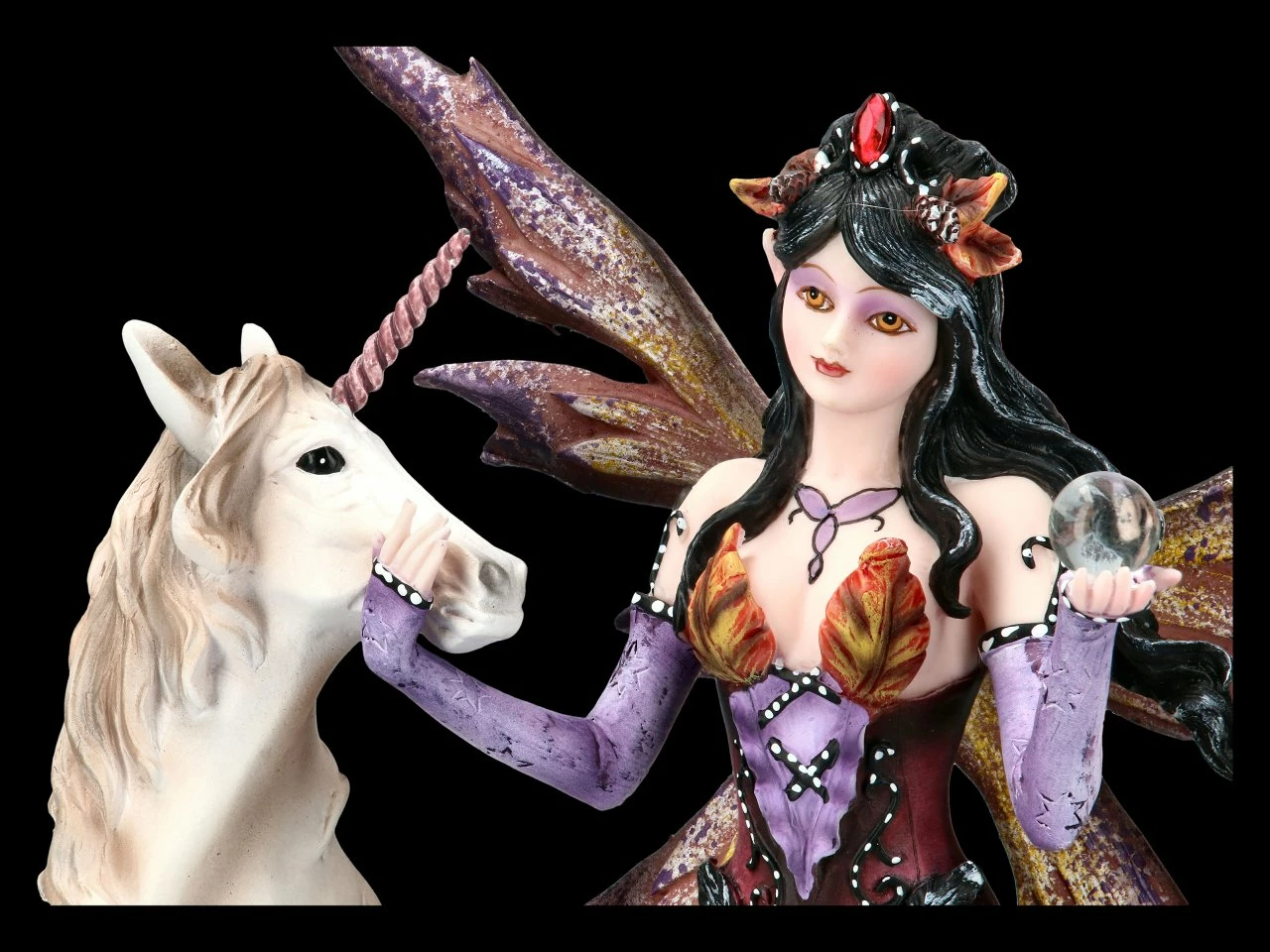 Elfen Figur Mit Einhorn - Der Herbst Kommt 8 Elfen Figur Mit Einhorn - Der Herbst Kommt – Bild 6