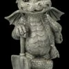 Gartenfigur - Drache Als Gärtner