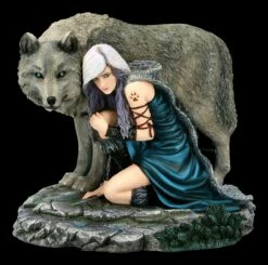 Wolf Figur - Protector By Anne Stokes - Limitiert