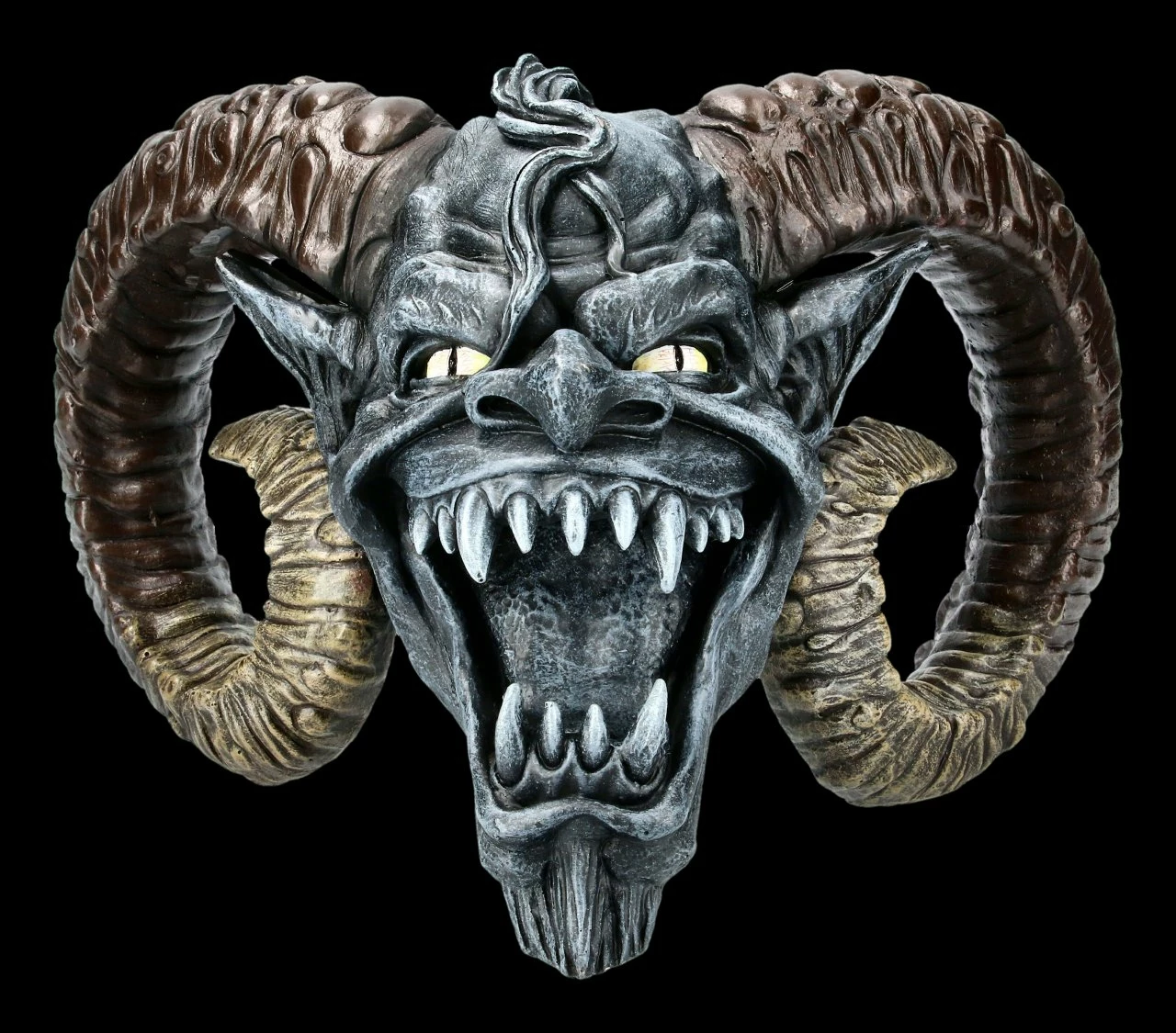 Teufelskopf Mit Hörnern 4 Teufelskopf Mit Hörnern – Bild 2