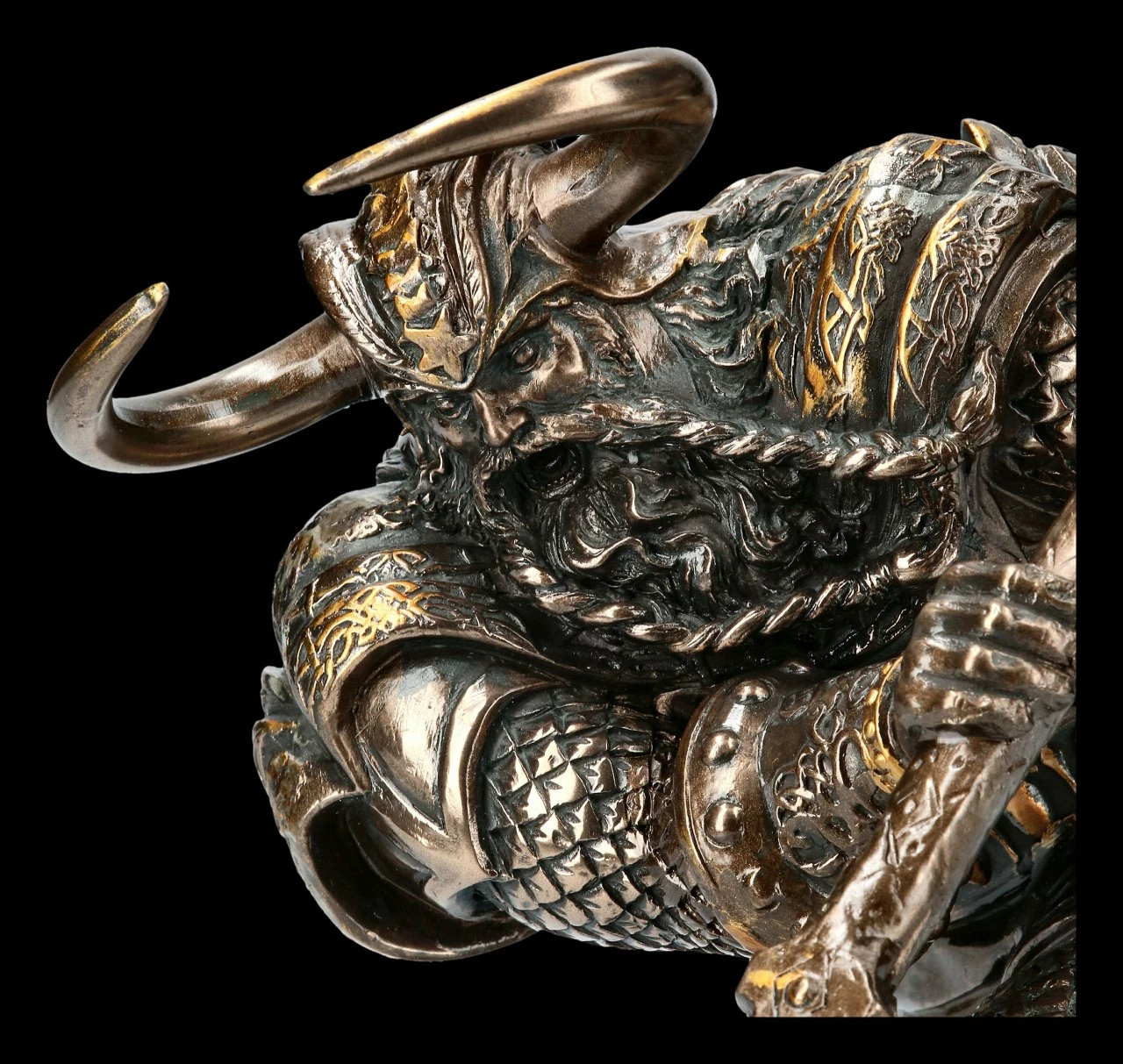 Thor Figur Im Kampf - Nordischer Gott 8 Thor Figur Im Kampf - Nordischer Gott – Bild 6