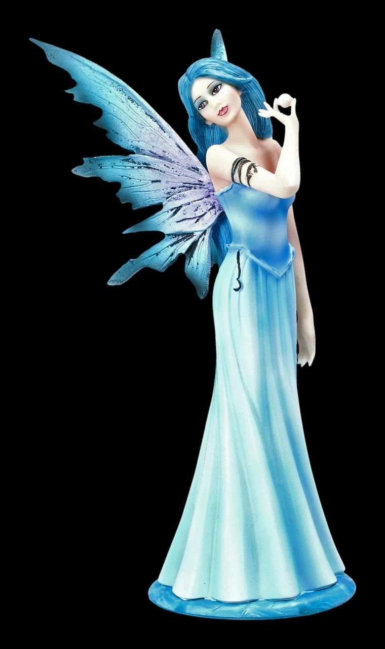 Elfen Figur - Luna Mit Perle In Der Hand 3 Elfen Figur - Luna Mit Perle In Der Hand