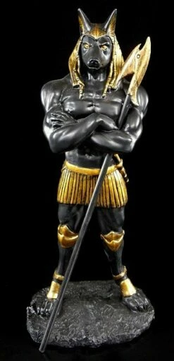 Anubis Figur Als Krieger
