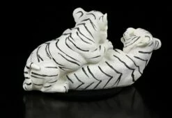 Tiger Figur - Zwei Weiße Tigerbabies -FIGUREN Verkäufe 4408 2 tiger babies 2 1280x1280