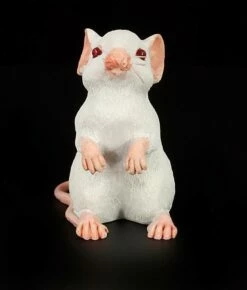 Weisse Maus Figur - Sitzend -FIGUREN Verkäufe 5312 4 mouse figure 4 1280x1280