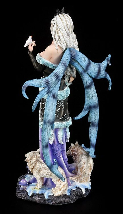 Elfen Figur Mit Zwei Füchsen 6 Elfen Figur Mit Zwei Füchsen – Bild 4