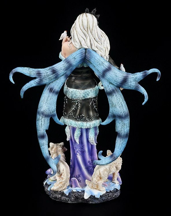 Elfen Figur Mit Zwei Füchsen 7 Elfen Figur Mit Zwei Füchsen – Bild 5