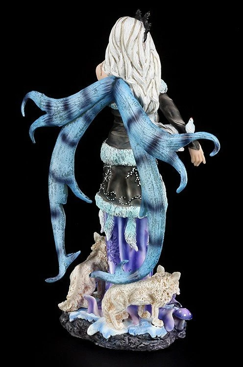 Elfen Figur Mit Zwei Füchsen 8 Elfen Figur Mit Zwei Füchsen – Bild 6