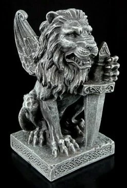 Geflügelter Löwe Mit Schwert