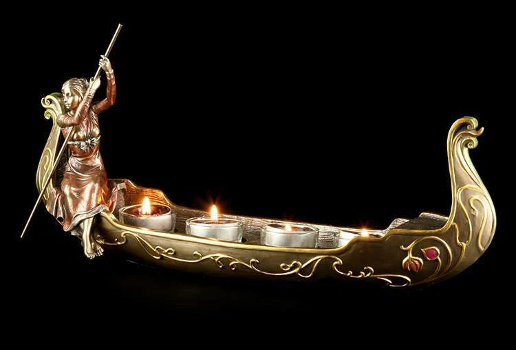 Teelichthalter - Frau In Gondel 4 Teelichthalter - Frau In Gondel – Bild 2