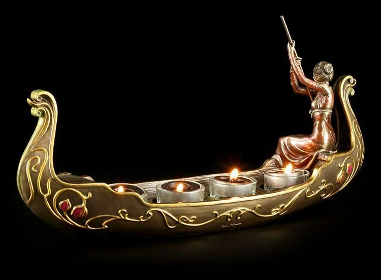 Teelichthalter - Frau In Gondel 6 Teelichthalter - Frau In Gondel – Bild 4