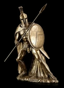 Leonidas I. Figur Mit Speer Und Schild