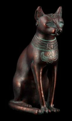 Bastet Figur Klein - Kupferoptik