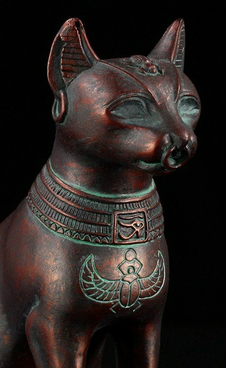 Bastet Figur Klein - Kupferoptik 10 Bastet Figur Klein - Kupferoptik – Bild 8