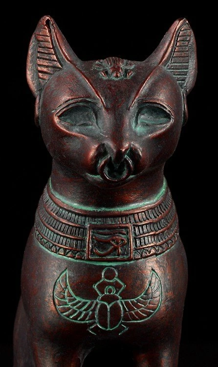 Bastet Figur Klein - Kupferoptik 11 Bastet Figur Klein - Kupferoptik – Bild 9