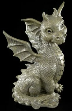 Gartenfigur - Drache Sitzend