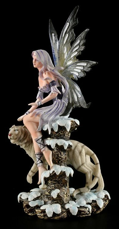 Elfen Figur - Enela Mit Weißem Tiger 4 Elfen Figur - Enela Mit Weißem Tiger – Bild 2