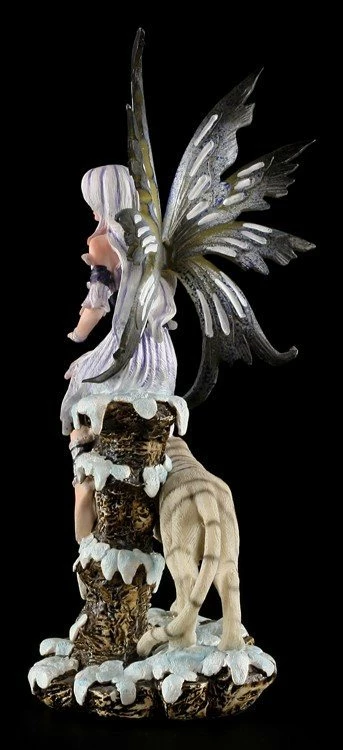 Elfen Figur - Enela Mit Weißem Tiger 5 Elfen Figur - Enela Mit Weißem Tiger – Bild 3