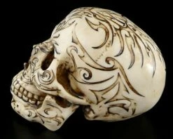 Totenkopf Mit Tribals -FIGUREN Verkäufe 6517 4 tribal skull 4 1280x1280