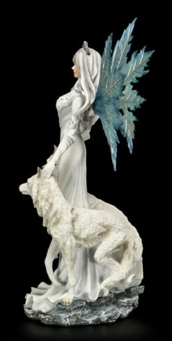 Große Elfen Figur - Maylea Mit Zwei Weißen Wölfen -FIGUREN Verkäufe 6610 3 elfe weisse woelfe 3 1280x1280