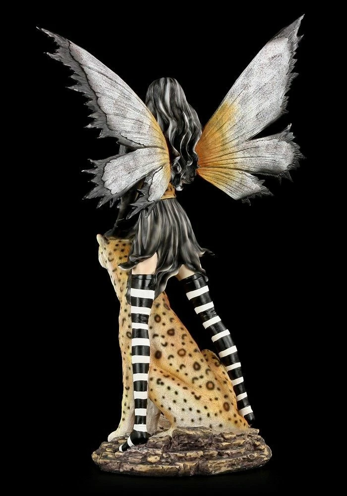 Große Elfen Figur - Leora Mit Leopard 7 Große Elfen Figur - Leora Mit Leopard – Bild 5