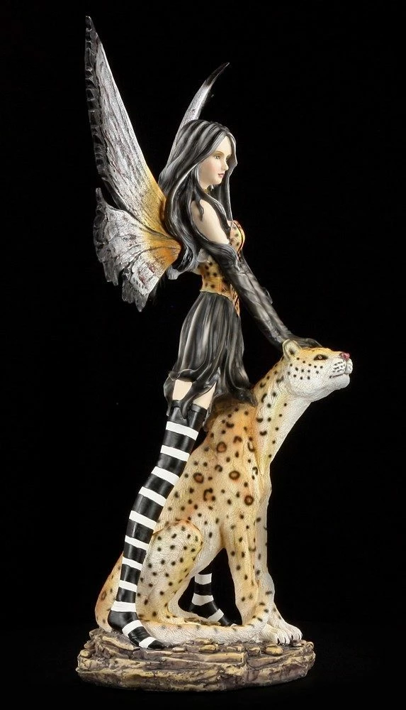 Große Elfen Figur - Leora Mit Leopard 9 Große Elfen Figur - Leora Mit Leopard – Bild 7