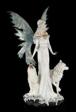 Elfen Figur - Niamh Die Eisprinzessin Mit Zwei Wölfen - Groß -FIGUREN Verkäufe 6676 7 niamh die eisprinzessin 7 1280x1280