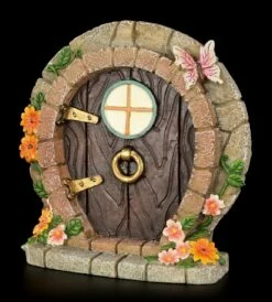 Türschild - Holztor Mit Blumen Verziert -FIGUREN Verkäufe 7057 2 pixie tuerschild rund 2 1280x1280