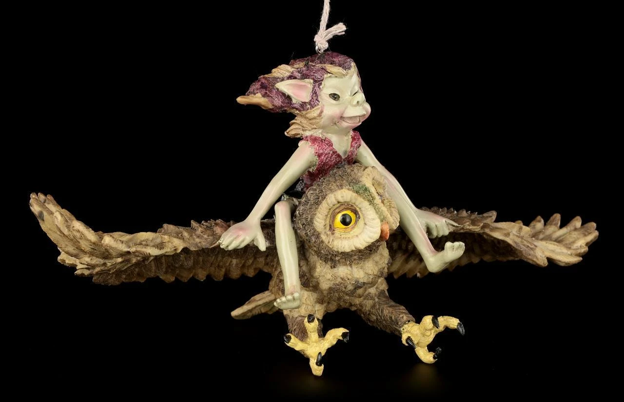 Pixie Figur - Mit Eule Hoch Hinaus 3 Pixie Figur - Mit Eule Hoch Hinaus