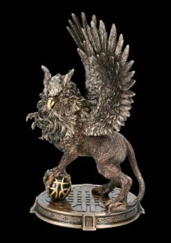 Greif Figur Auf Runder Base