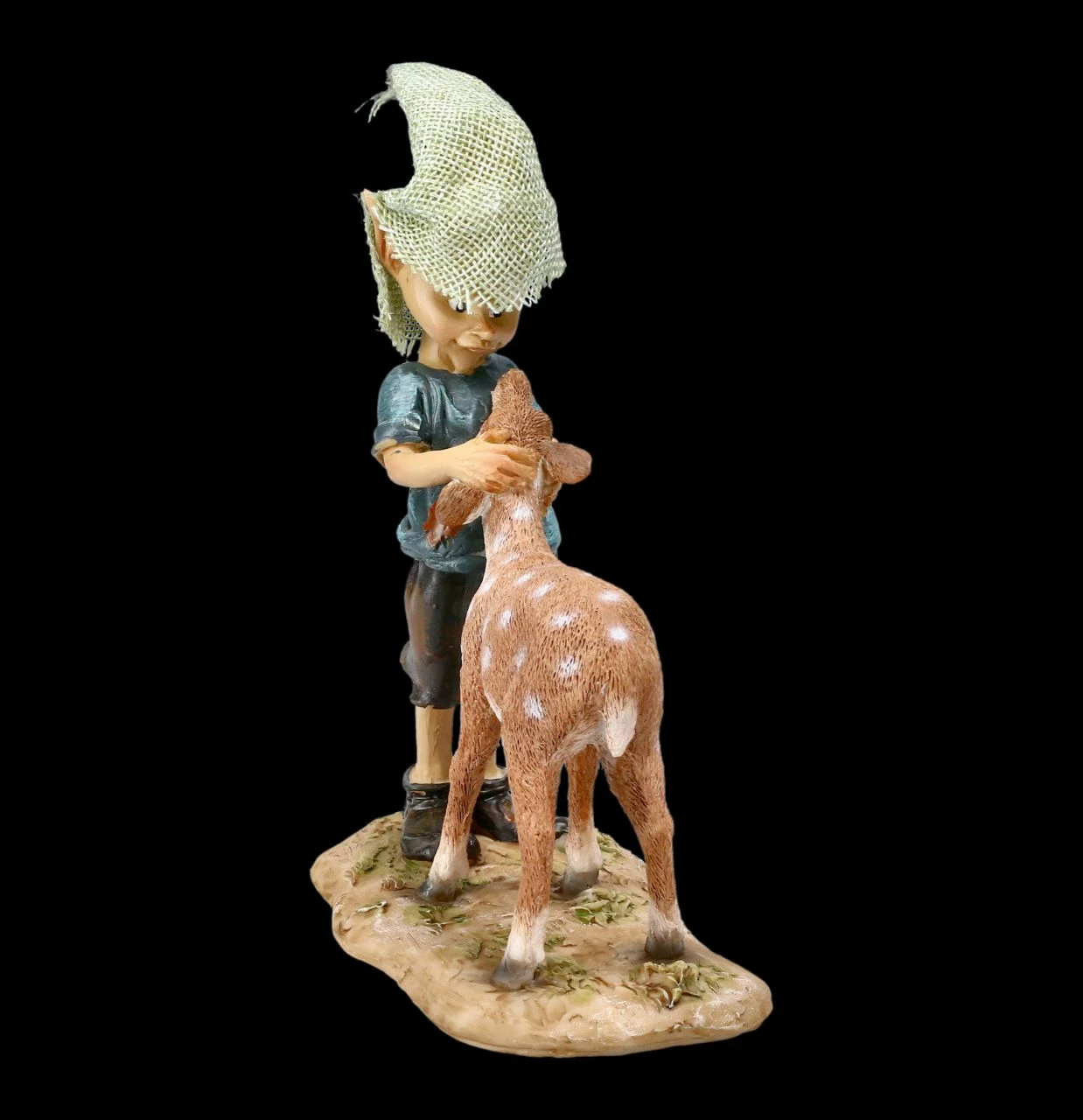 Pixie Kobold Figur Mit Rehkitz - Bambi Und Ich 10 Pixie Kobold Figur Mit Rehkitz - Bambi Und Ich – Bild 8
